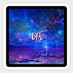 just us Sticker